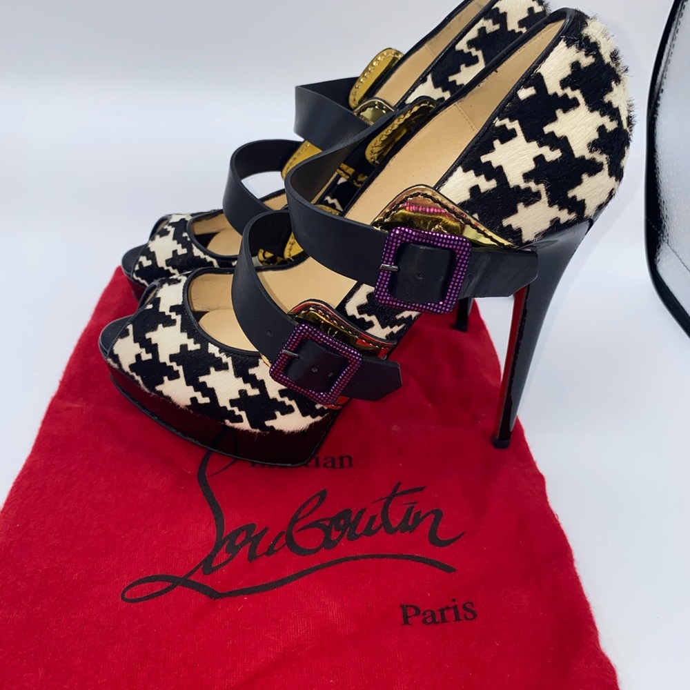 Christian Louboutin pony lux heels